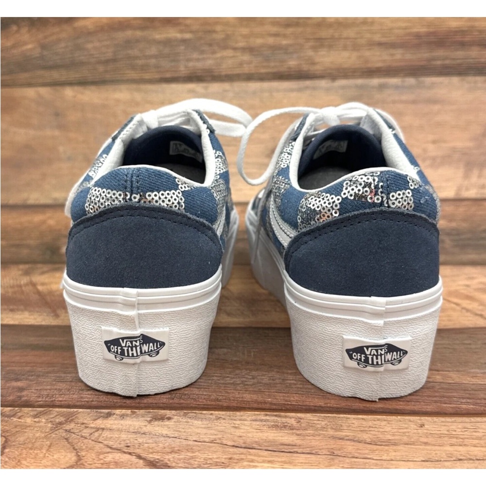 Vans Old Skool Stackform Shoes Platform Sneakers … - image 9